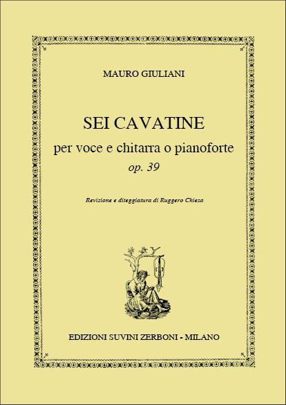 6 Cavatine Op. 39 (GIULIANI)