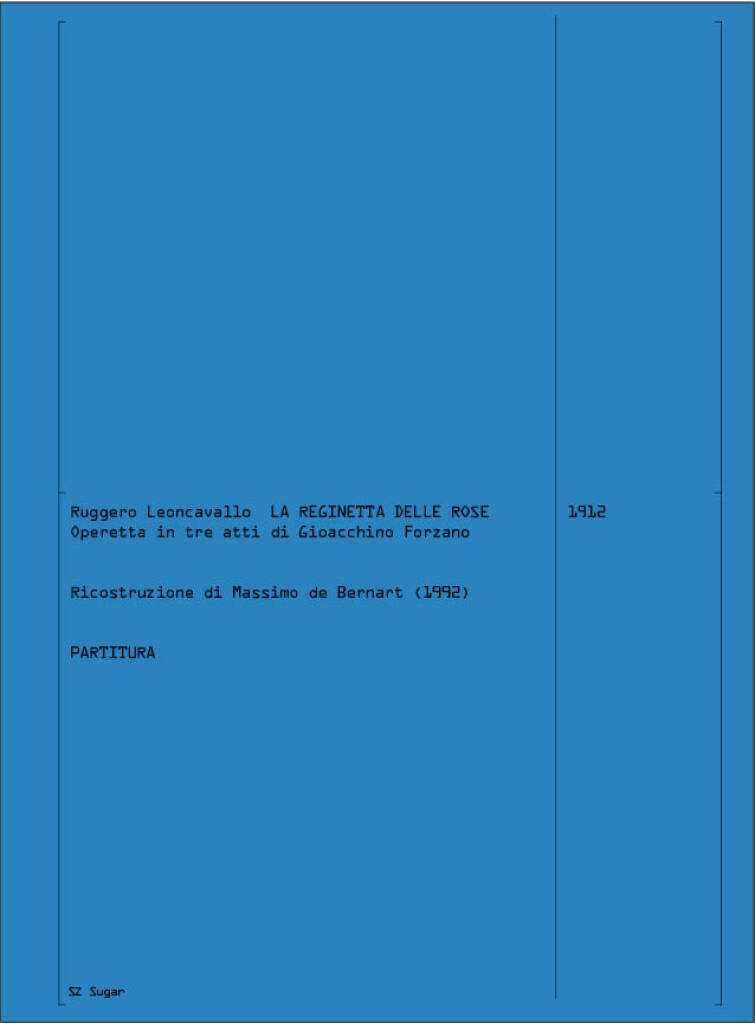 La reginetta delle rose (LEONCAVALLO RUGGERO)