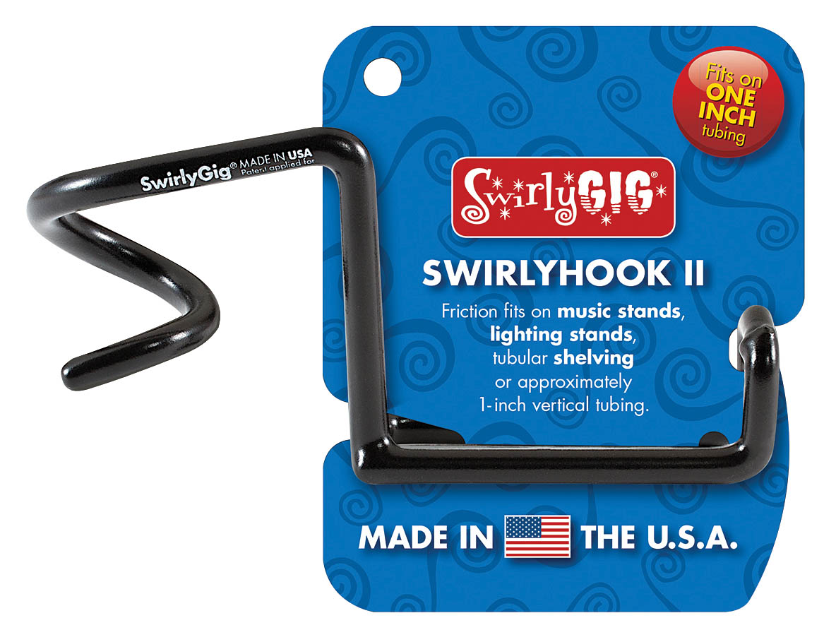 The SwirlyHook II - Accessory Holder 1" Tubing