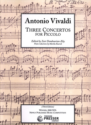 Concertos For Piccolo And Orchestra, 3 (VIVALDI ANTONIO)