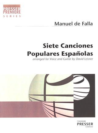 Siete Canciones Populares Españolas (DE FALLA MANUEL)