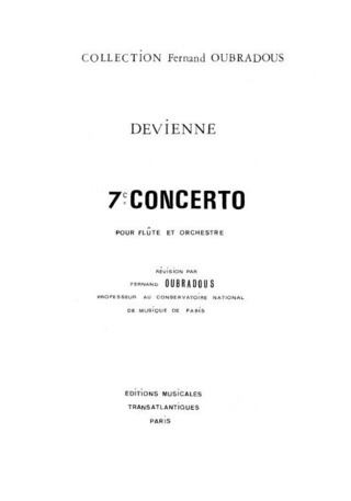 Concerto N07 (DEVIENNE FRANCOIS)
