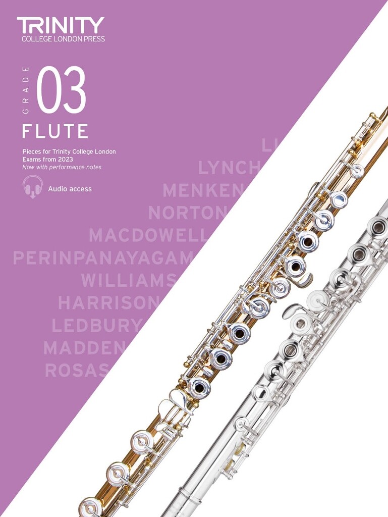 TCL Flute Exam Pieces from 2023: Grade 3