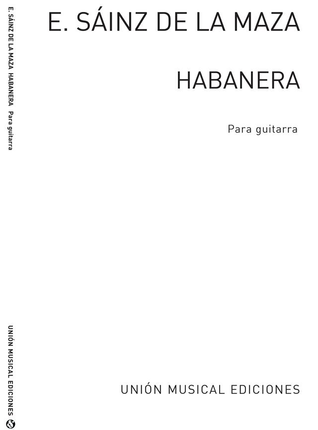 Sainz De La Maza Eduardo Habanera Para Guitarra
