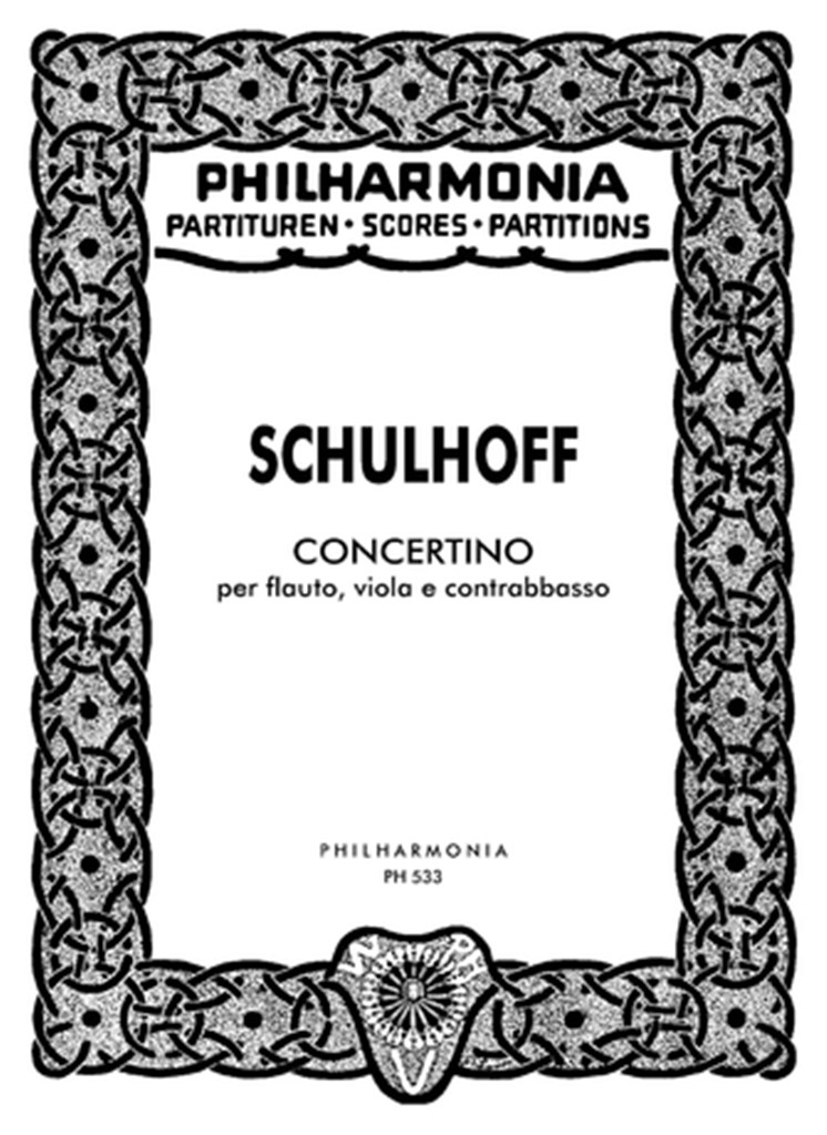 Concertino (SCHULHOFF ERWIN)