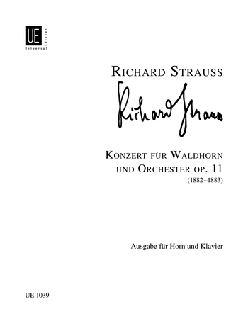 Concerto Op. 11 (STRAUSS RICHARD)