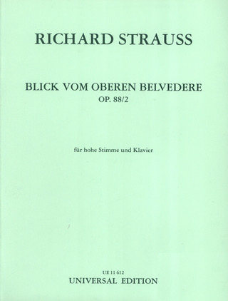 Blick Vom Oberen Belvedere Op. 88/2