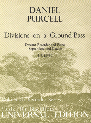 Divisions On A Groundbass (PURCELL DANIEL)