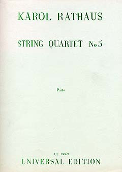 5. Streichquartett Op. 72 (RATHAUS KAROL)
