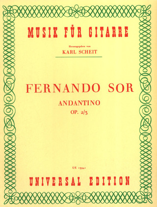 Andantino Op. 2/3 S. Guitare Op. 2/3 (SOR FERNANDO)
