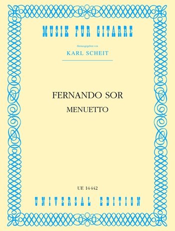 Menuetto From Op. 25 S. Guitare Aus Op. 25 (SOR FERNANDO)