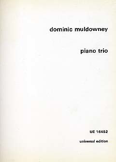 Piano Trio Sc And Pts (MULDOWNEY DOMINIC)