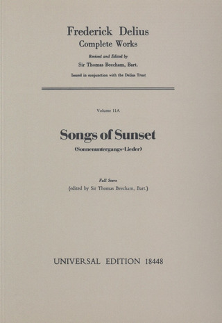 Songs Of Sunset Oct.Score