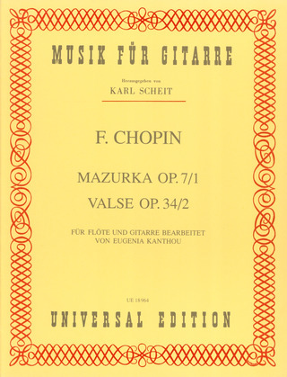 Mazurka Op. 7/1 Waltz Op. 34/2 Fl Guitare Op. 7/1 Und 34/2