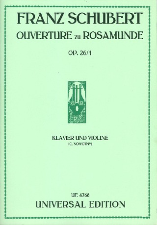 Overture Rosamunde Vln Pft Op. 26/1 D 797 (SCHUBERT FRANZ)