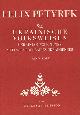 24 Ukranian Folk Tunes S.Pft (PETYREK FELIX)