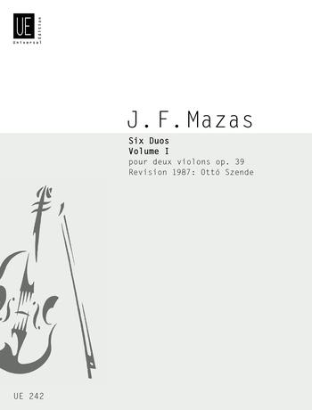 Duos(6) 1 Op.39 (MAZAS JACQUES-FEREOL)
