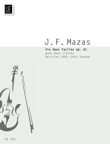 6 Duos Faciles Opus 61 (MAZAS JACQUES-FEREOL)