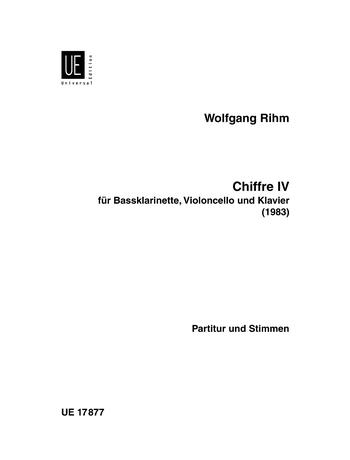 Chiffre IV (RIHM WOLFGANG)
