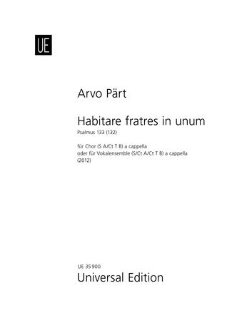 Habitare fratres in unum (PART ARVO)