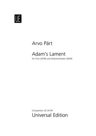 Adam'S Lament (PART ARVO)