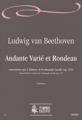 Andante Varié Et Rondeau Transcribed For 2 Guitars By Ferdinando Carulli (Op. 155)