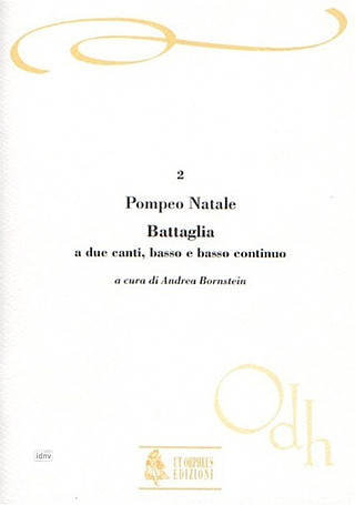 Battaglia A 2 Canti, Basso E Basso Continuo (Roma 1681)