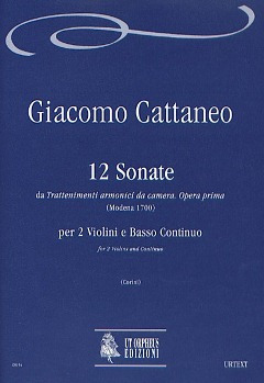 12 Sonatas From 'Trattenimenti Armonici Da Camera'. Opera Prima (Modena 1700)