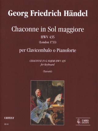 Chaconne In G Maj Hwv 435 (London 1733)
