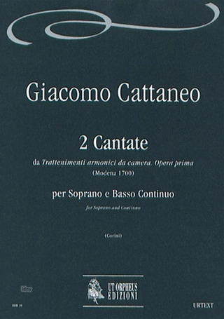 2 Cantatas From 'Trattenimenti Armonici Da Camera'. Opera Prima (Modena 1700)