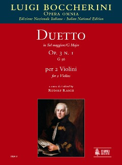 Duetto Op. 3 #1 (G 56) In G Major