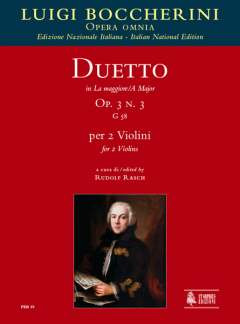 Duetto Op. 3 #3 (G 58) In A Major