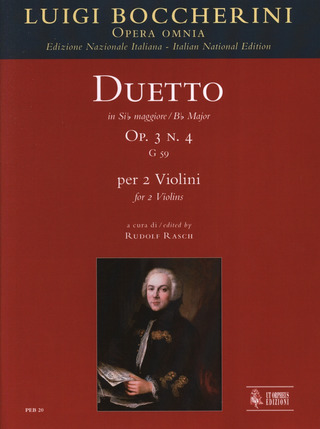 Duetto Op. 3 #4 (G 59) In B Flat Major