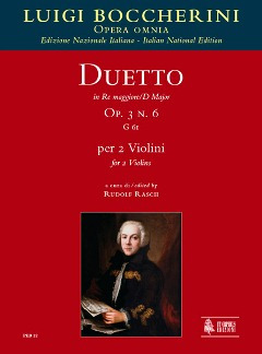 Duetto Op. 3 #6 (G 61) In D Major