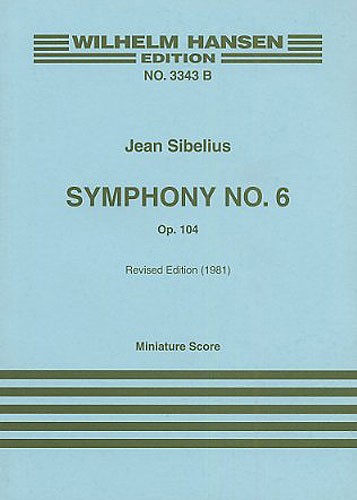Sibelius Symphony No6 Op. 104 Miniature Score (SIBELIUS JEAN)