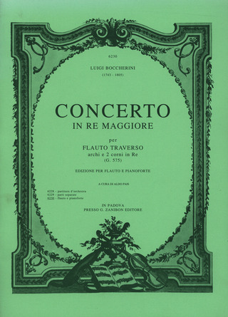 Concerto In Re Fl, Archi E 2 Corni (Pais)