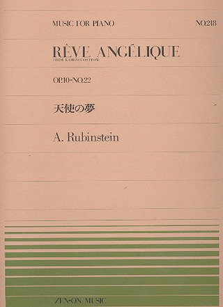 Rêve Angélique Op. 10/22 (RUBINSTEIN ANTON)