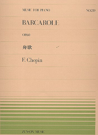 Barcarole Op. 60