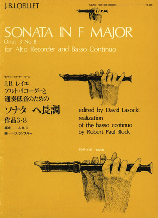 Sonata In F Sharp Major Op. 3/8