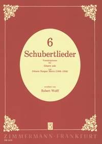 6 Chansons De Schubert Pour Guitare Solo