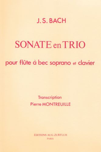 Sonate En Trio