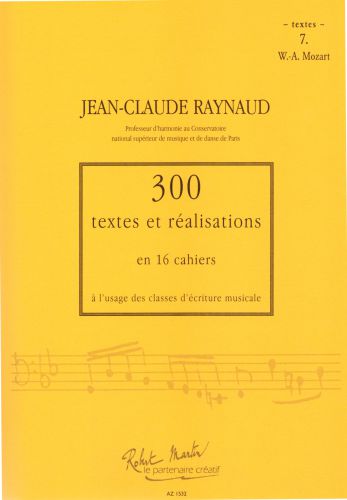 300 Textes Et Realisations Cahier 7 - Mozart